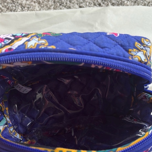 Vera Bradley Quilted Cosmetic Bag with plastic lining - Picture 6 of 7